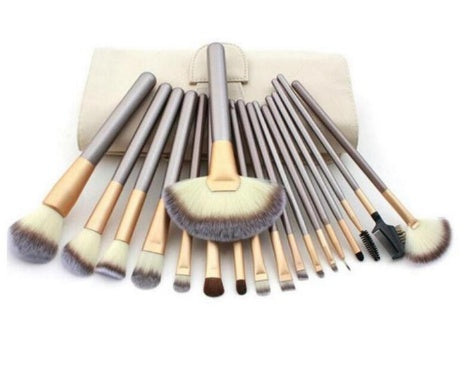 Persian Make-up Brush Suit Rice White Make Up Brush, Champagne Color Brush Handle Make-up Brush Without Persian Make-up Brush Suit Rice White Make Up Brush, Champagne Color Brush Handle Make-up Brush Without